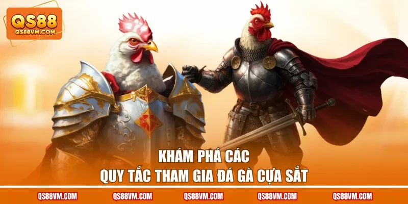 Khám phá các quy tắc tham gia đá gà cựa sắt